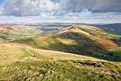 View From Mam Tor Towards The Great Ridge,  Derbyshire