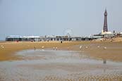 Thumbnail image of Blackpool Beach, Central Pier & Tower