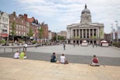 Thumbnail image of Market Square with Council House and old buildings, Nottingham, Nottinghamshire, England