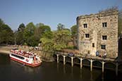 Lendal Tower And Yorkboat On River Ouse, York