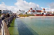 Binz Pier And Seafront, Ruegen, Mecklenburg Vorpommern, Germany