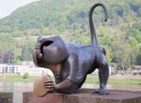 Bridge Monkey, Heidelberg, Baden-Württemberg, Germany