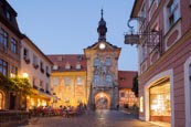 Thumbnail image of Old Town Hall, the Obere Bridge and Karolinenstrasse, Bamberg, Bavaria, Germany