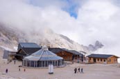 Thumbnail image of Gletschergarten restaurant and the summit station of the train, Zugspitze, Bavaria, Germany