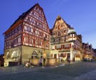 Thumbnail image of typical medieval buildings with George’s Spring, Rothenburg ob der Tauber, Franconia, Bavaria, Germa