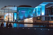 Thumbnail image of Marie Elisabeth Luders Haus with light show, Berlin, Germany