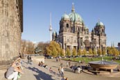 Berlin Cathedral And Lustgarten, Berlin, Germany