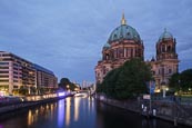 River Spree And Cathedral, Berlin, Germany