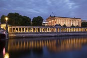 Alte Nationalgalerie And River Spree, Berlin, Germany