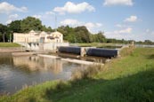 Thumbnail image of Wasserkraftwerk on the Neisse River, near Forst, Brandenburg, Germany