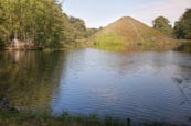 Thumbnail image of Lake Pyramid in Branitz Park, Tomb of Fuerst Pückler and his wife, Cottbus, Brandenburg, Germany