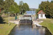 Canal Locks At Himmelpfort, Brandenburg, Germany