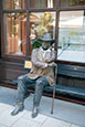 Sidewalk Judge Statue By J Seward Johnson Jr. In Luisenstrasse, Hannover, Lower Saxony, Germany