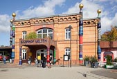 Hundertwasser Train Station, Uelzen, Lower Saxony, Germany