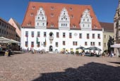 Markt With Rathaus, Altstadt, Meissen, Saxony, Germany