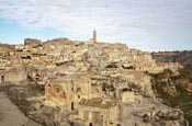 View Over The Town, Matera, Basilicata, Italy