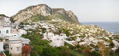 Vew Over Capri With Monte Solaro, Capri, Campania, Italy