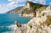 Coastline At Porto Venere From The Byron Grotto, Porto Venere, Liguria, Italy