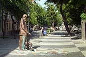 Hans Christian Andersen statue Bratislava photos