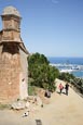View From Castell De Montjuic Over The Ports, Barcelona, Catalonia, Spain