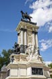 Monument To Alfonso XII  In Buen Retiro Park,Madrid, Spain