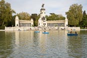 Thumbnail image of Buen Retiro Park with Boating Lake and Monument to Alfonso XII, Madrid, Spain