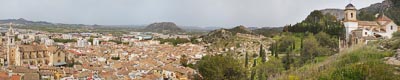 View Over City, Xativa, Valencia, Spain