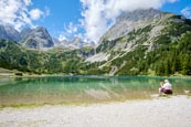 Thumbnail image of Seebensee in front of the Mieminger Mountain range, Ehrwald, Tyrol, Austria