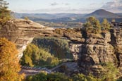 Thumbnail image of Pravcicka brana Pravcice Gate natural sandstone arch, Hrensko, Usti nad Labem, Czech Republic