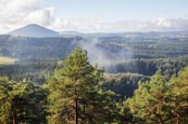 Thumbnail image of view from Mala Pravcicka brana over Bohemian Switzerland National Park Ceske Svycarsko, Usti nad Lab