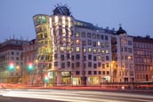 Thumbnail image of The Dancing House / Tančící dům, the Nationale Nederlanden building on the Rašínovo nábřeží by Vlado