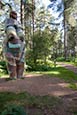 Thumbnail image of Cannock Chase - Route to Health Walk, Mother Earth statue, Staffordshire