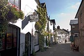 Thumbnail image of Church Lane, with Ye Olde Soup Kitchen, Stafford  Staffordshire