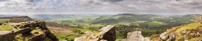 View From Curbar Edge, Derbyshire, England