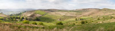 View Over Hope Valley, The Dale And Stanage EdgeDerbyshire, England