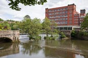 Belper East Mill And Weir, Derbyshire, England
