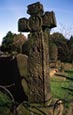 Eyam Church, Celtic Cross, Derbyshire