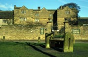 Eyam Hall & 18th Century Stocks, Derbyshire