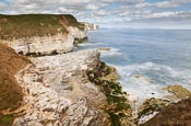 Thumbnail image of Coastline viewed from Thornwick Bay, Flamborough, Bridlington, Yorkshire, England