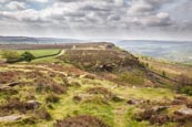 Thumbnail image of Baslow Edge viewed from Curbar Edge, Derbyshire, England