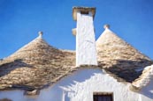 Thumbnail image of Typical trulli in Alberobello, Puglia, Italy