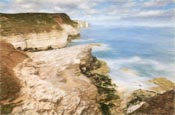 Thumbnail image of Coastline viewed from Thornwick Bay, Flamborough, Bridlington, Yorkshire, England