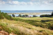 Thumbnail image of view over Hiddensee from the northern hills, Mecklenburg Vorpommern, Germany
