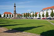 Markt, Putbus, Ruegen, Mecklenburg Vorpommern, Germany
