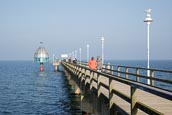 Thumbnail image of Pier and diving gondola, Zinnowitz, Mecklenburg Vormpommern, Germany
