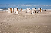 Thumbnail image of Warnemuende Beach with Strandkoerbe, Mecklenburg Vorpommern, Germany
