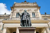 Thumbnail image of Palace with statue of Friedrich Franz I, Grand Duke of Mecklenburg, Ludwigslust, Mecklenburg-Vorpomm