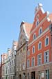 Gabled Houses On Frankenstrasse, Stralsund, Mecklenburg Vorpommern, Germany