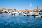 Thumbnail image of Harbour with the Town behind, Waren, Mecklenburg-Vorpommern, Germany