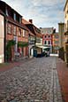 Schulstrasse In Altstadt, Waren, Müritz, Mecklenburg Vorpommern, Germany